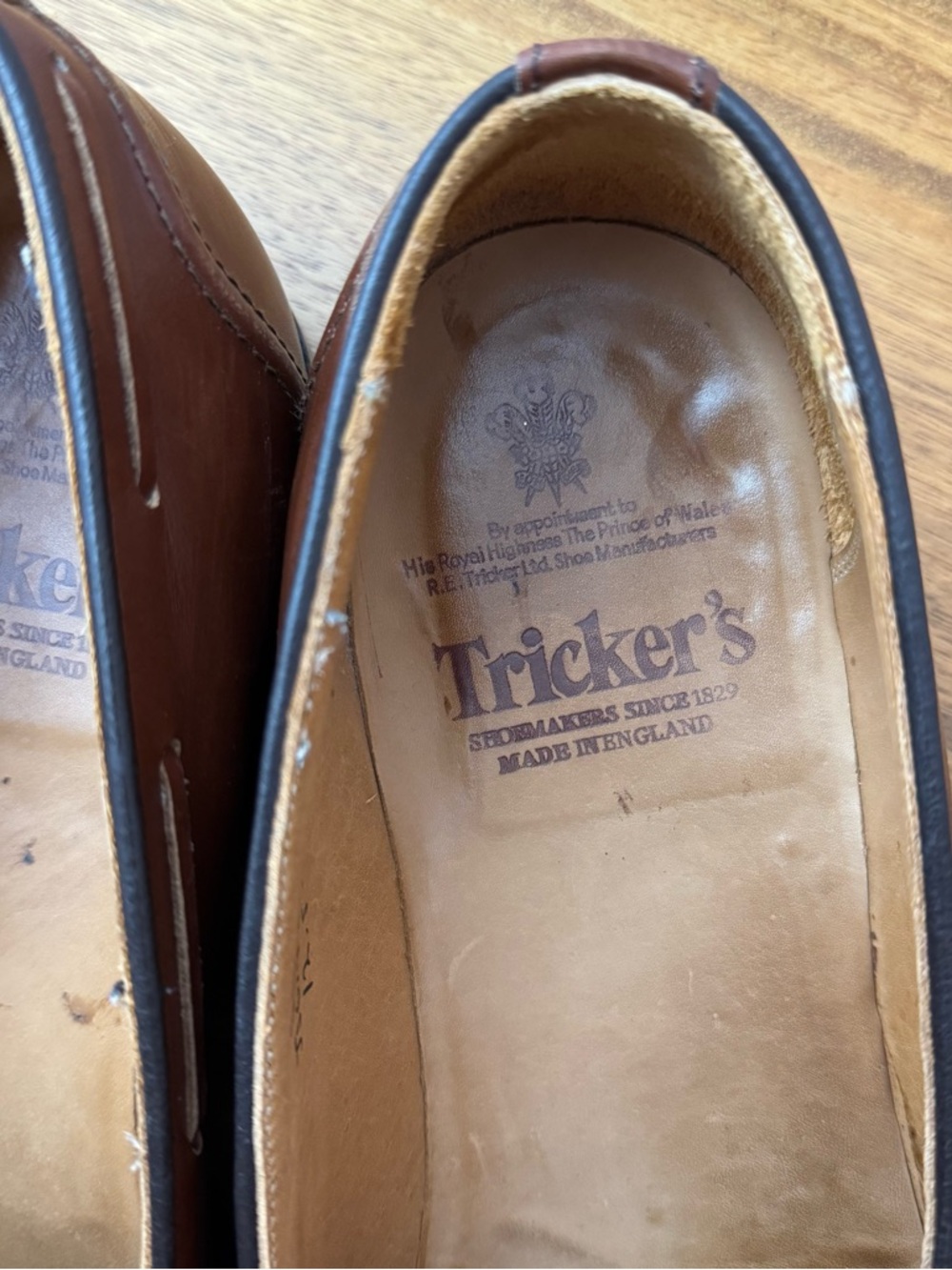 Tricker’s Men's Brown Leather Tassel Loafers Size 12.5 US - Picture 8 of 12
